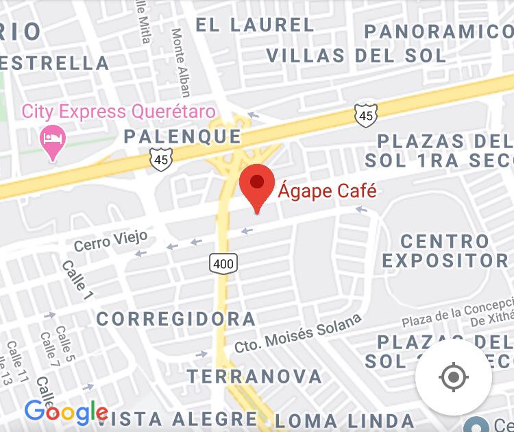 Imagen google maps para hacer clic y abrir la ubicación de nuestra cafetería